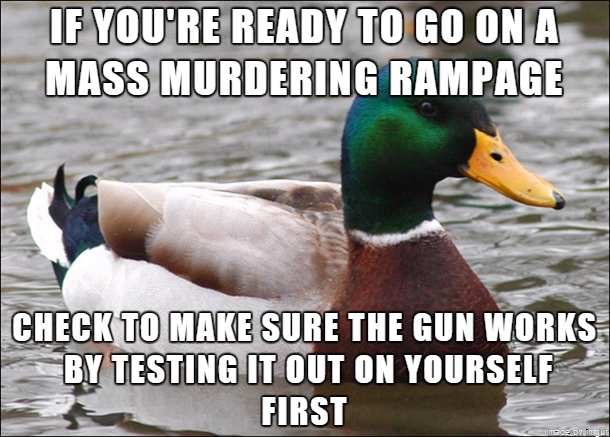 A PSA for mass murderers