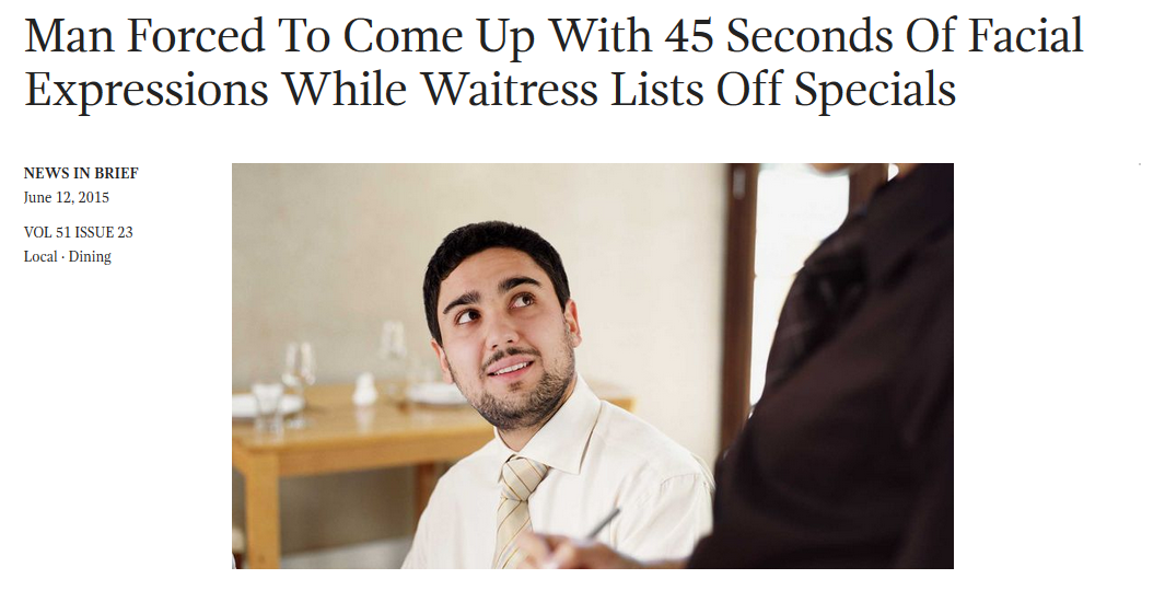 How does one react?