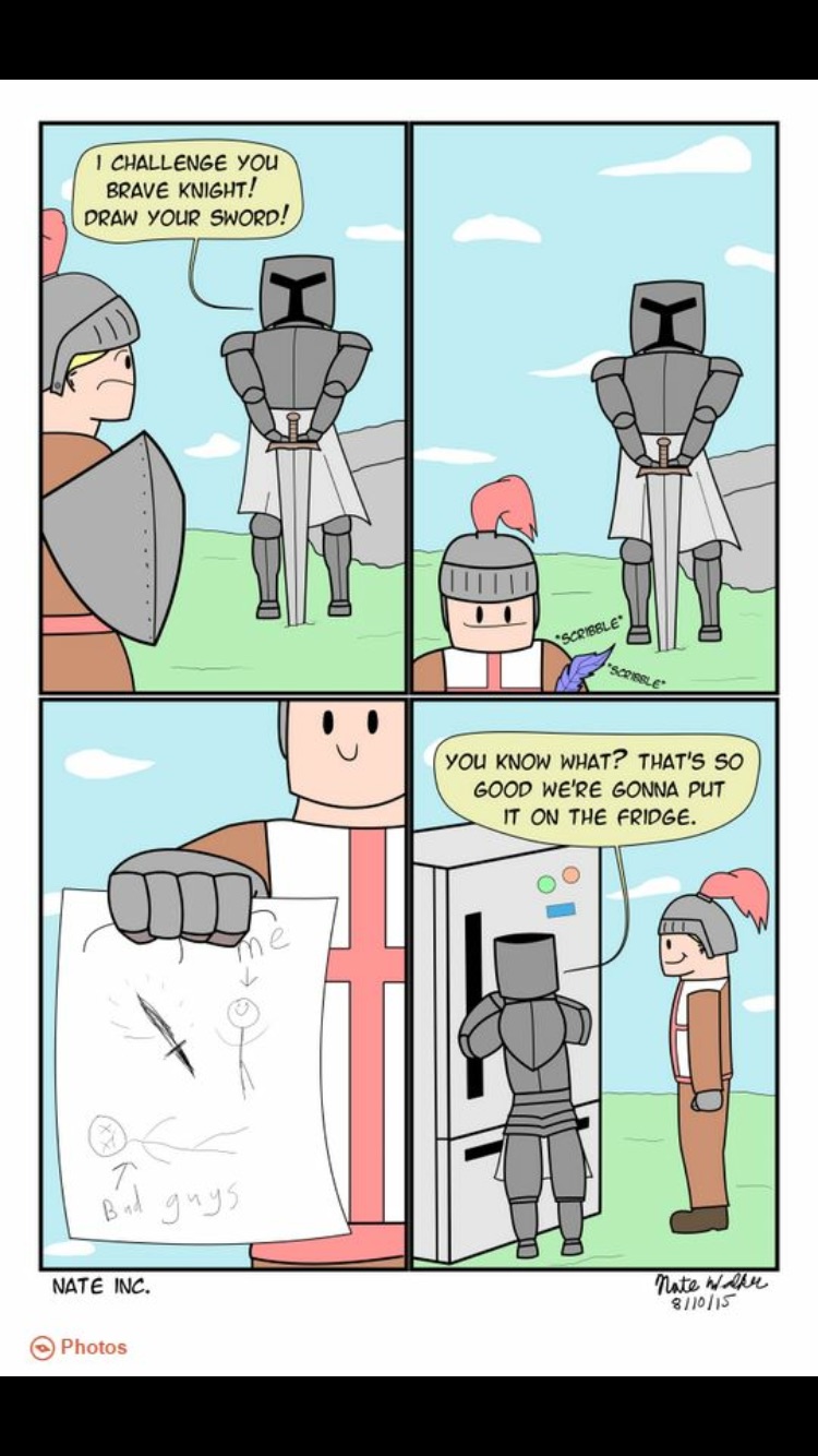 Draw your sword.