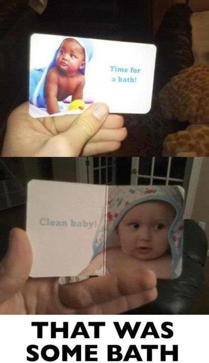 That really is a clean baby