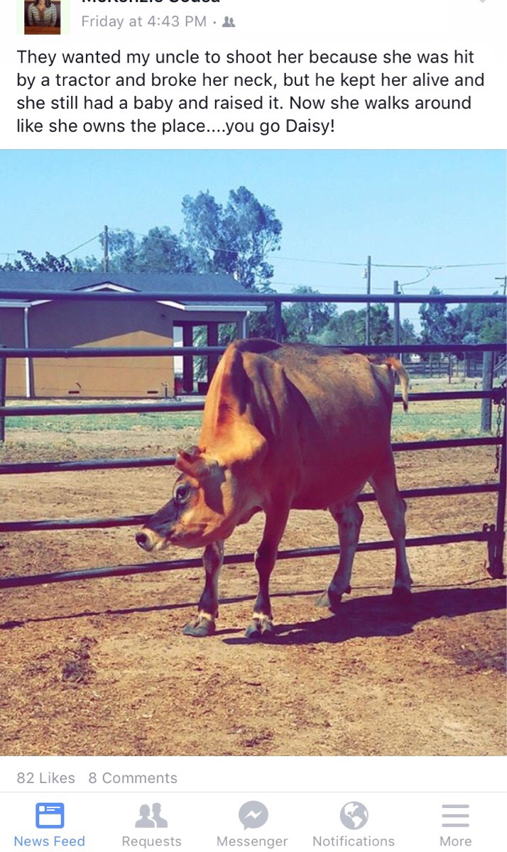 I'm sure she's not in constant pain or anything...