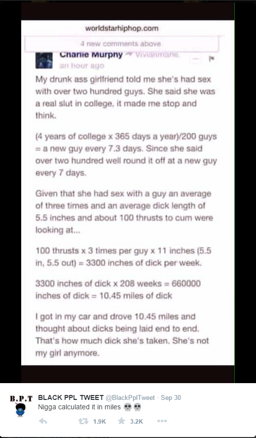 He did the math!
