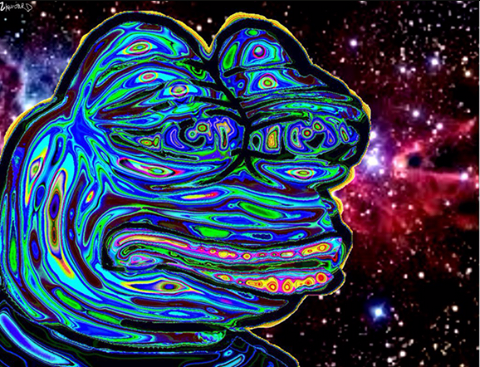 when your pepes so rare and fly it is completely alone in the whole universe