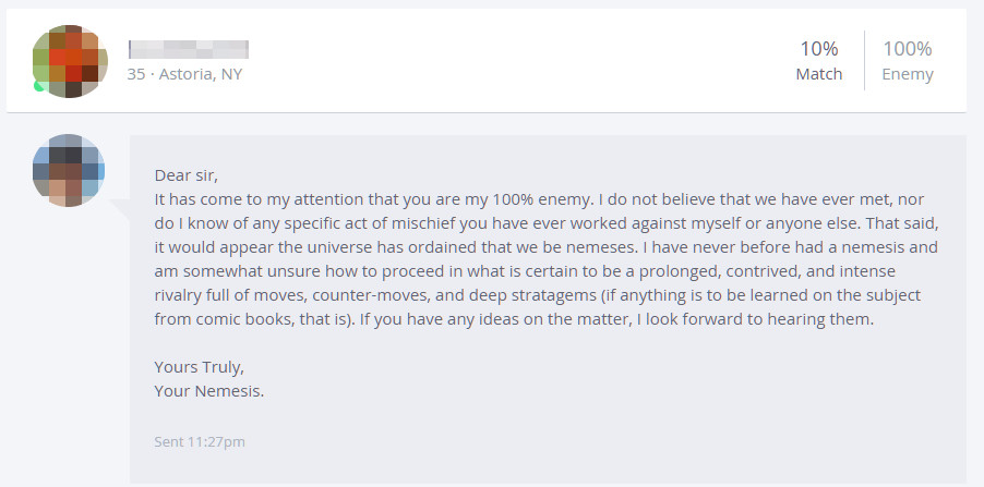 Found someone special on OKCupid today.