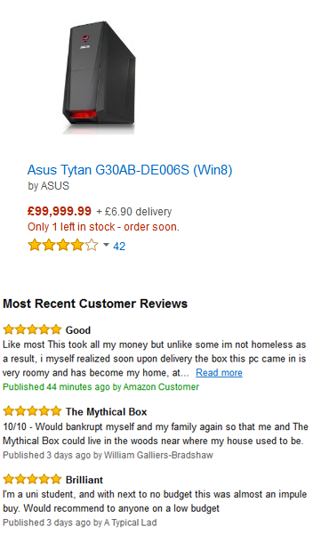 What the f*** does amazon recommend me?