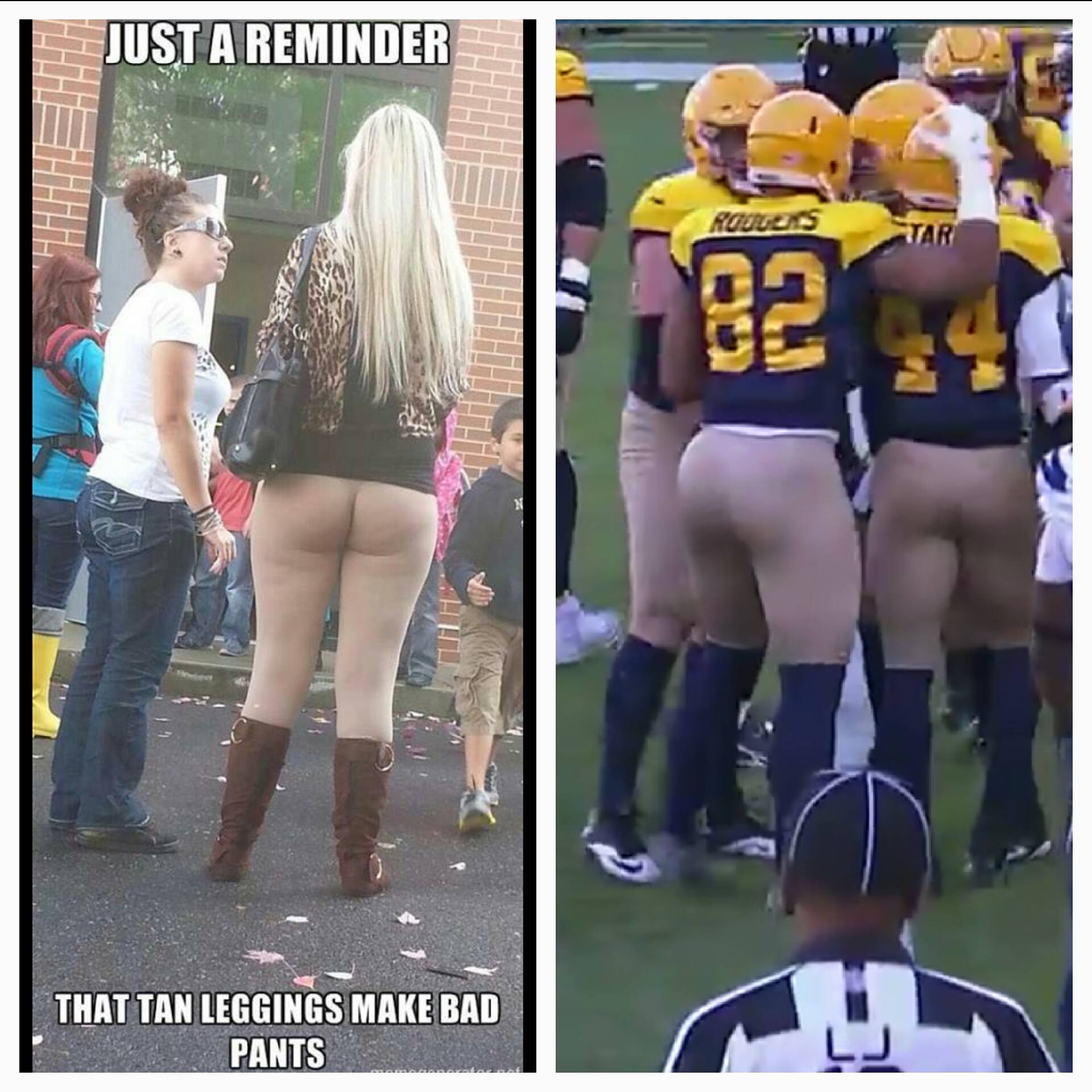 Just a Reminder Regarding Tan Leggings...