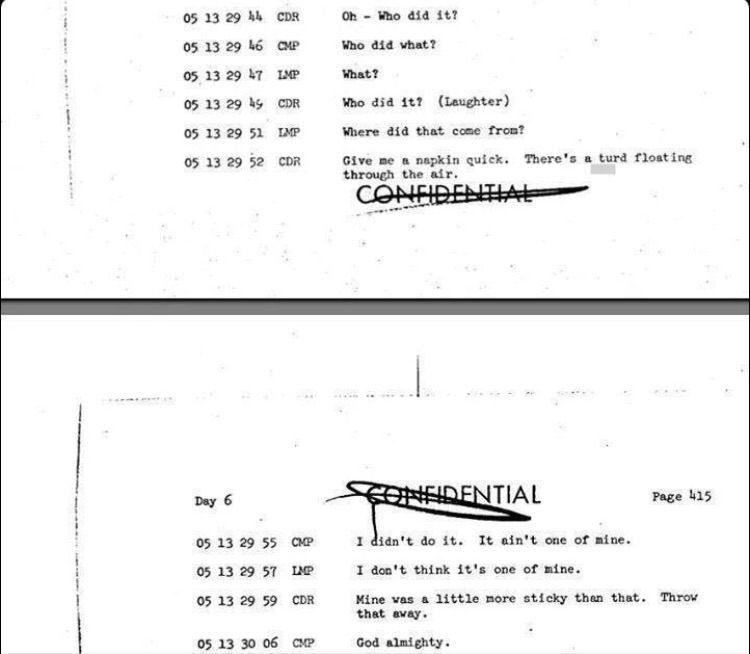 Transcript from the Apollo 11 crew