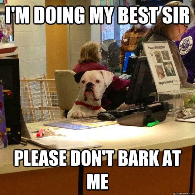 Please sir, be a good boy.