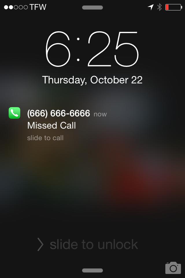 Not today, Satan.