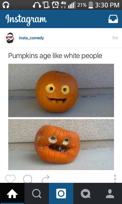 All that pumpkin spice ain't helping.