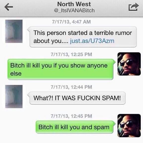 This guy's never seen spam before