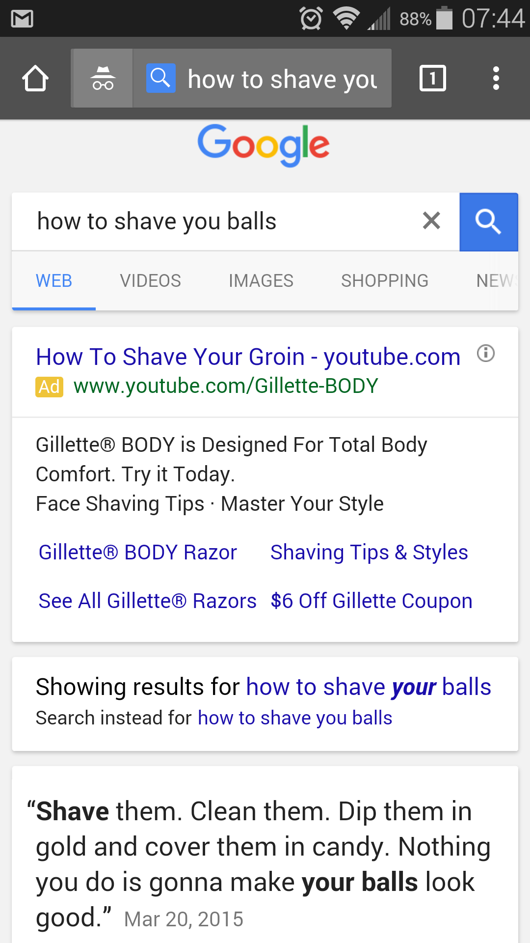 Google coming with the solid advice once again