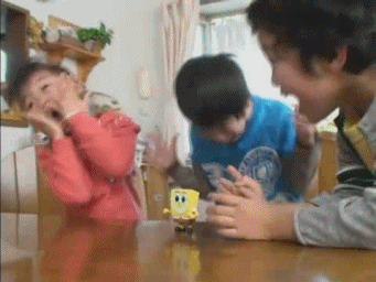 My reaction when I do better than expected on a test