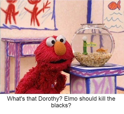 The dark lord calls upon Elmo once more