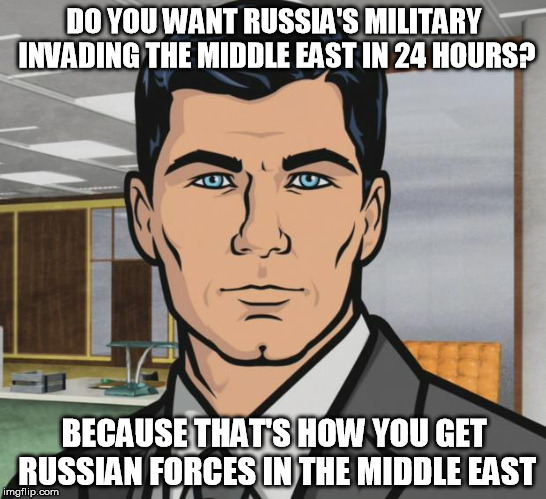 After hearing ISIS shot down a russian airplane