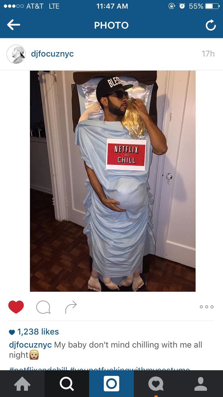 Netflix and chill costume