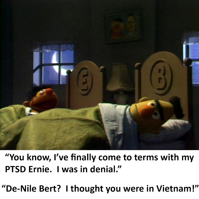 Bert wishes Ernie would take his disorder seriously...