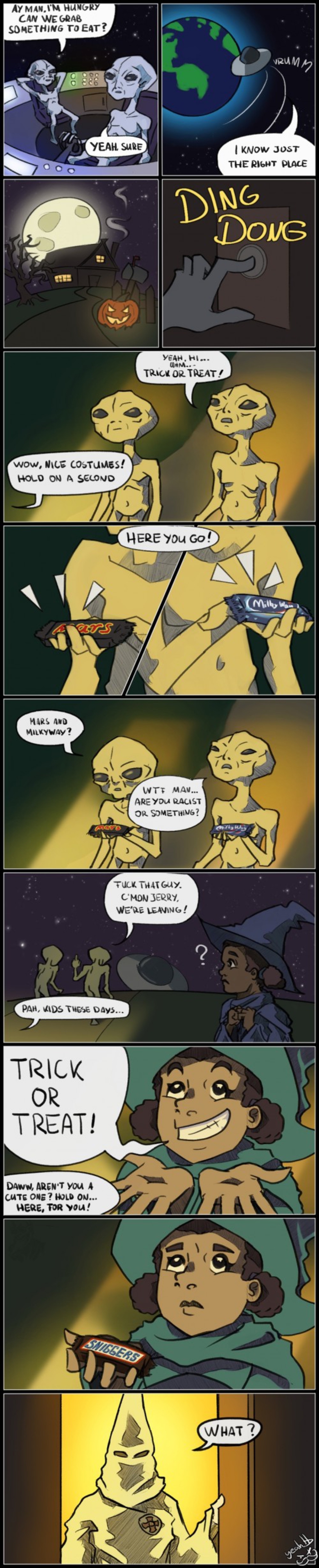 Hungry aliens