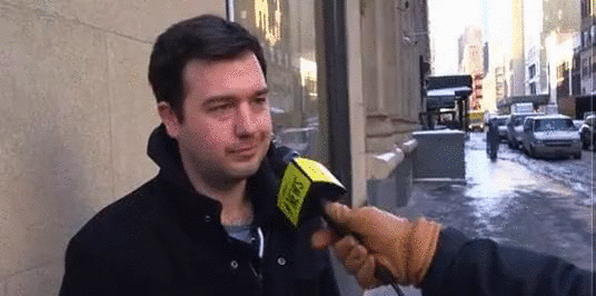 One way to shut up an annoying reporter