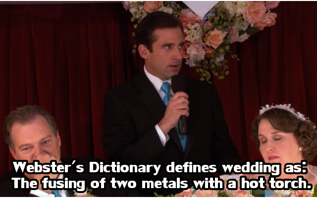 Michael Scott on weddings