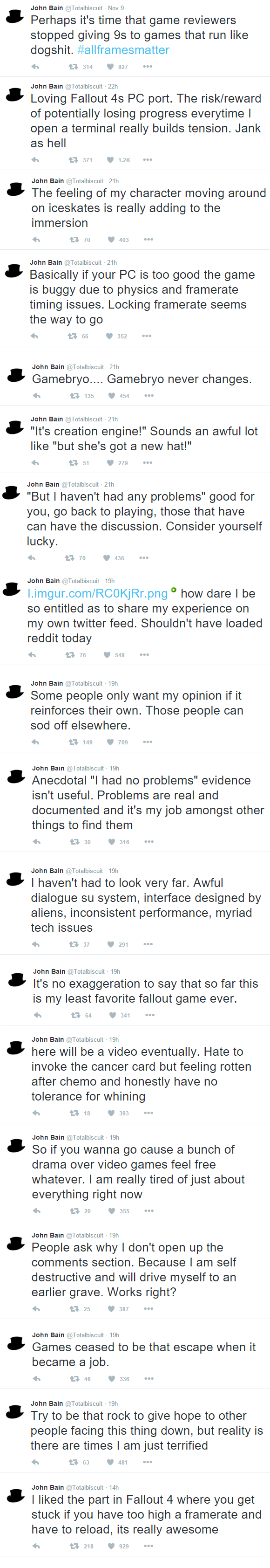 TotalBiscuit on FO4