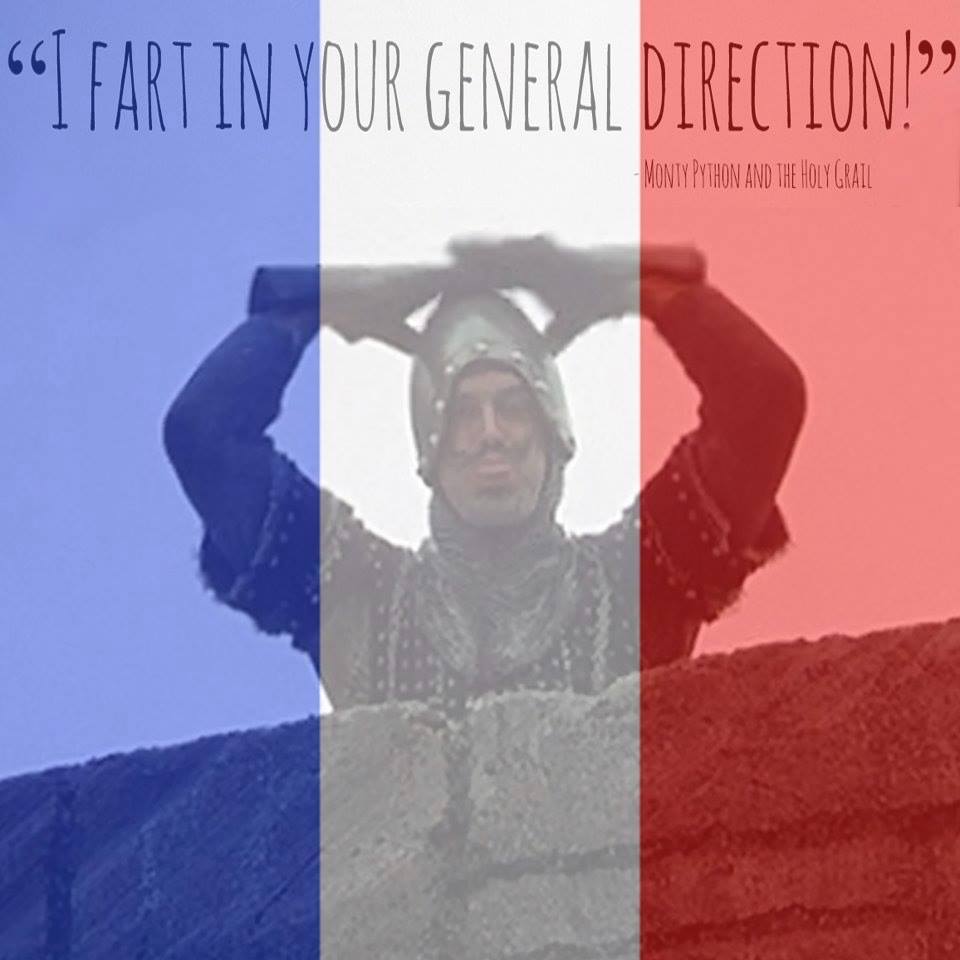 The best use of the French flag FB filter I've seen so far.