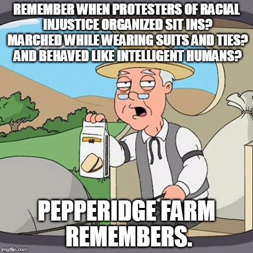Remember when protesters of racial injustice organized sit ins?
