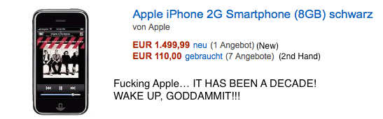 So now, the iPhoen 6S came out, therefore I should be able to buy the 2G... WTF APPLE?