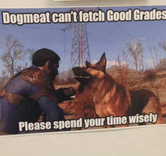 On a billboard at Cogswell Polytechnical College