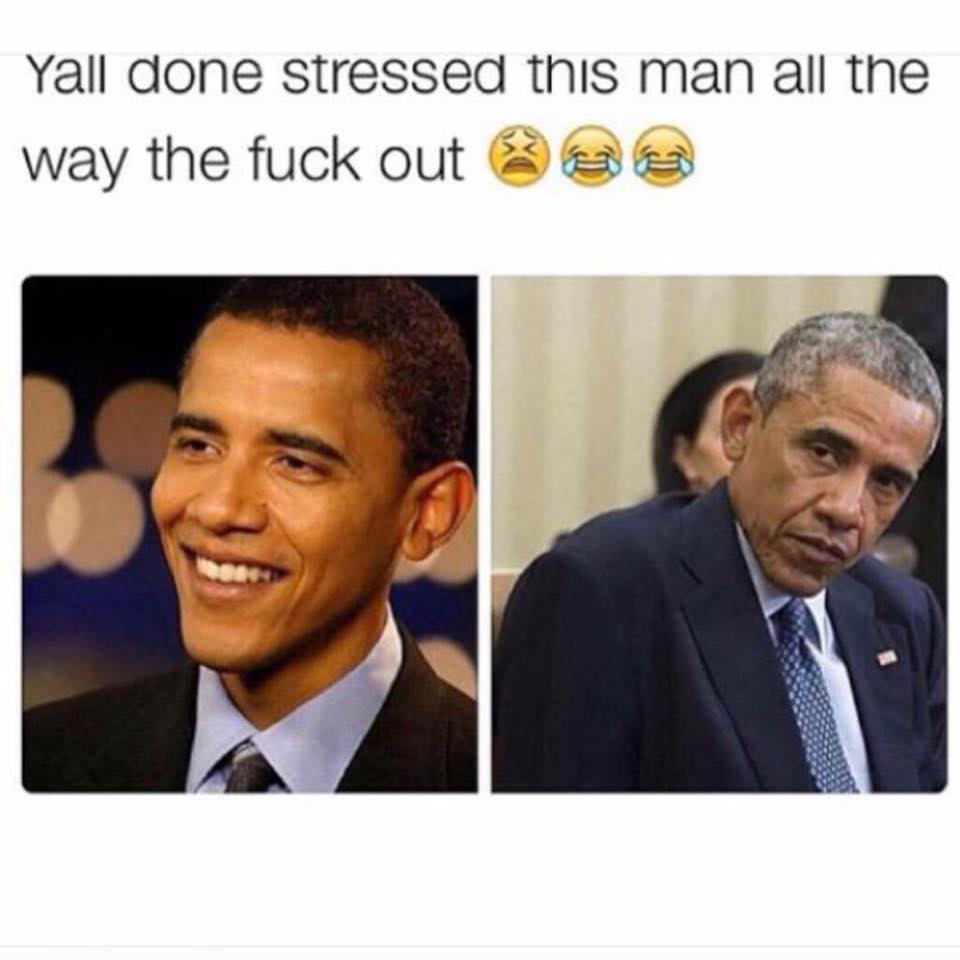 Stressed this man