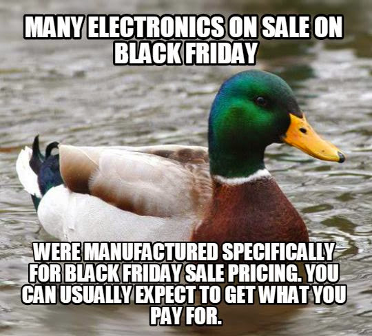 Advice for Black Friday