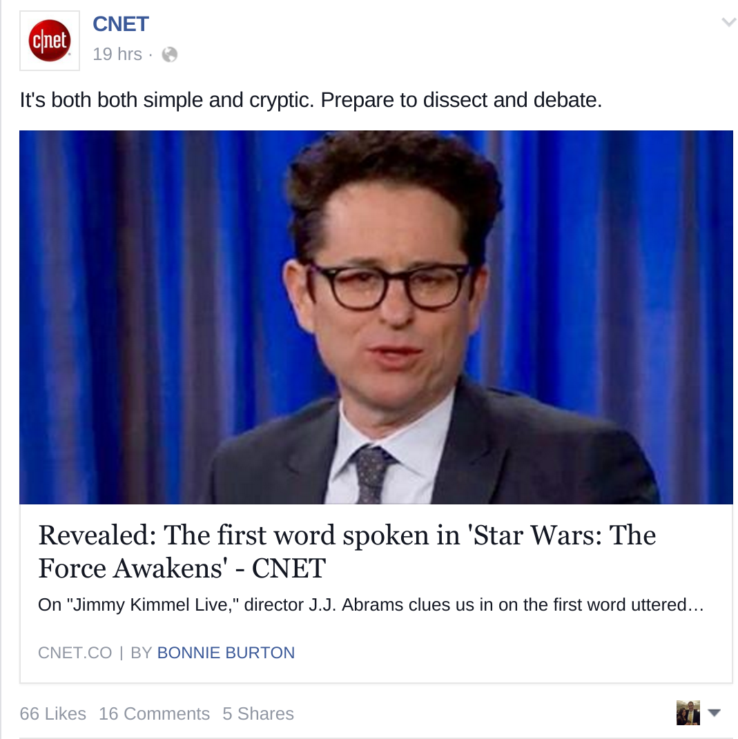 Star Wars hype has officially jumped the shark