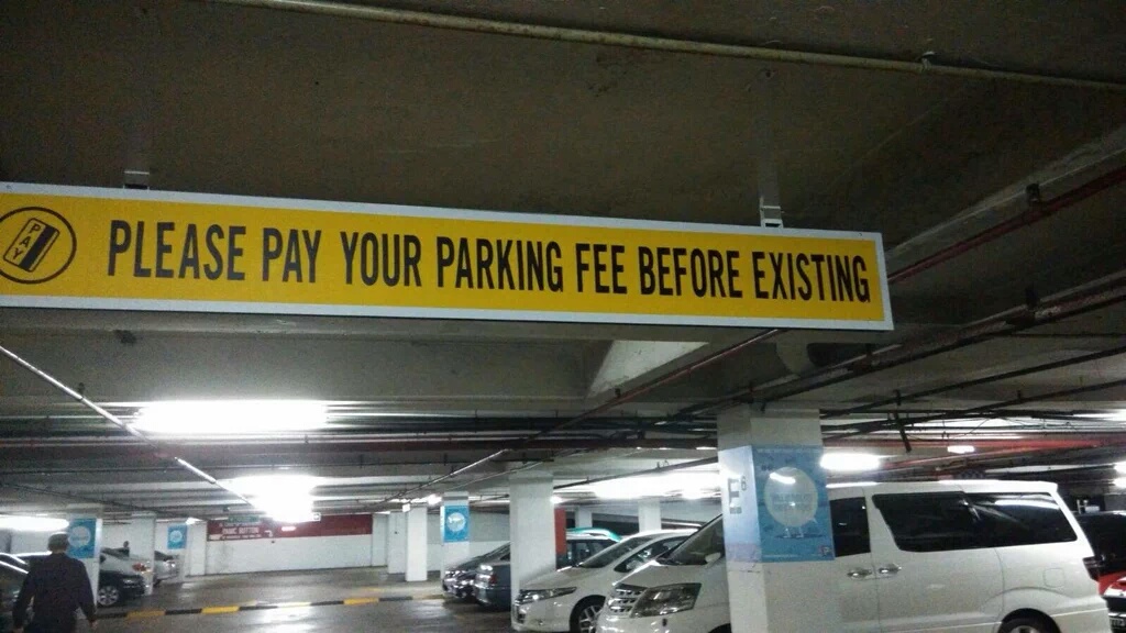 Parking fee just gotten real.