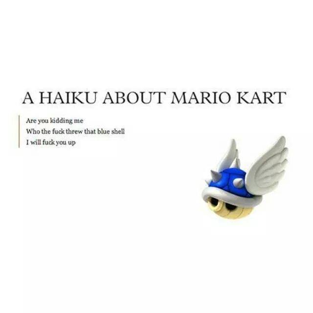 A Haiku About Mario Kart