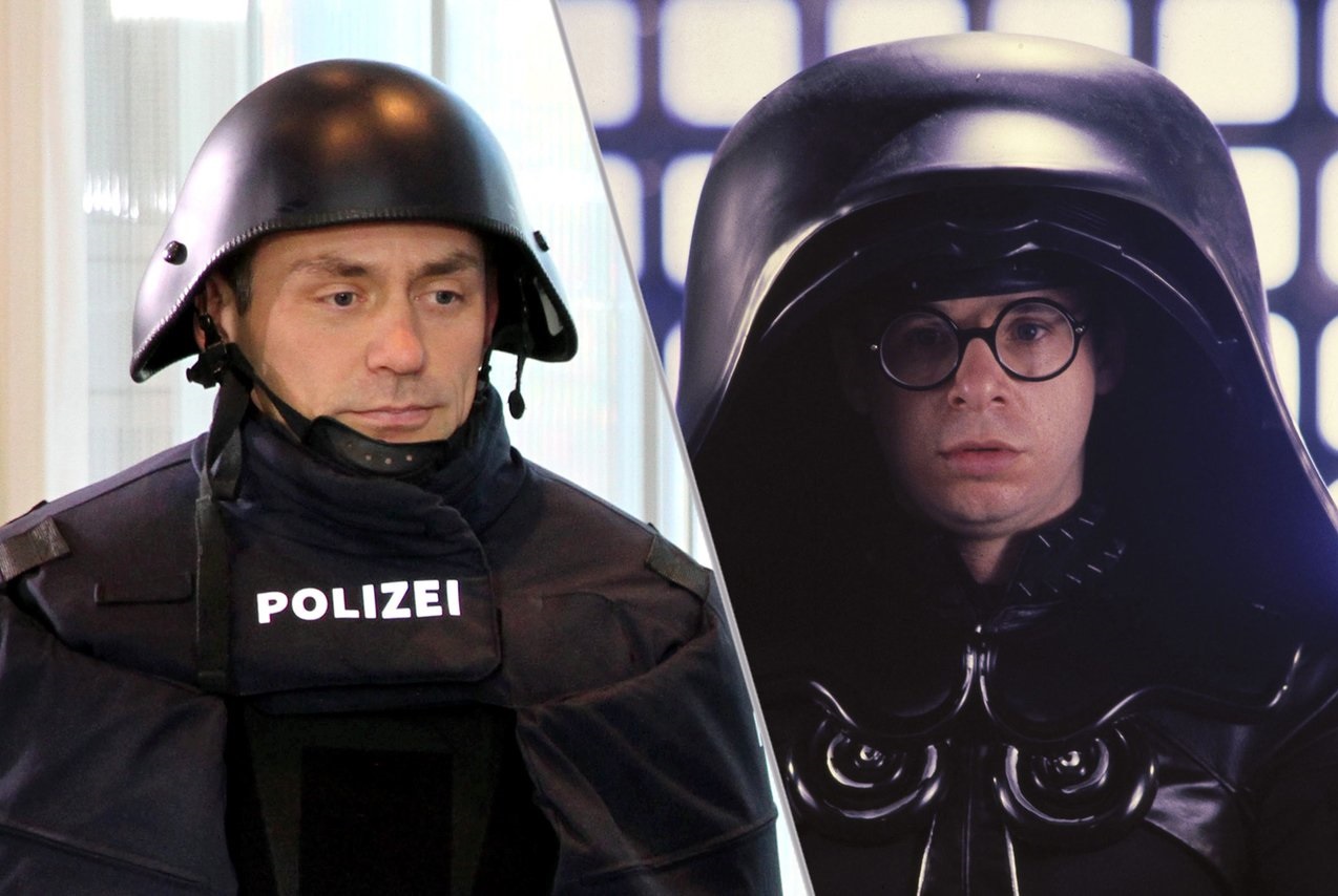 Bavarian policeman a.k.a new Dark Helmet