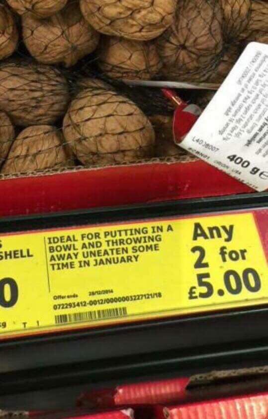 Supermarket honesty