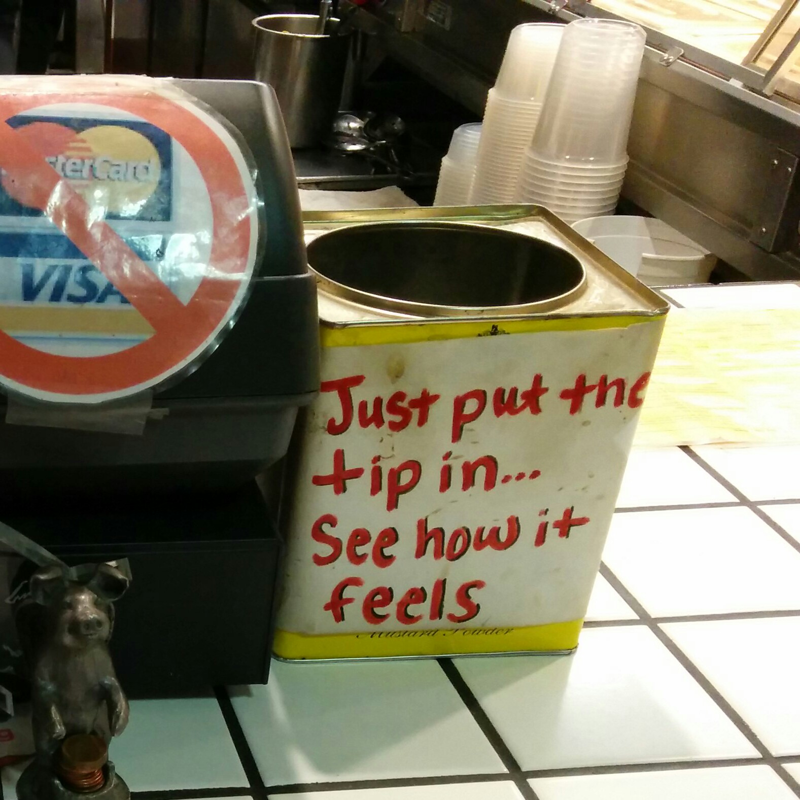 Tip jar