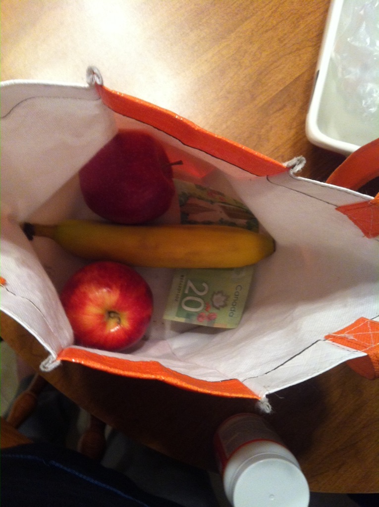 When you ask your husband to pack your lunch...