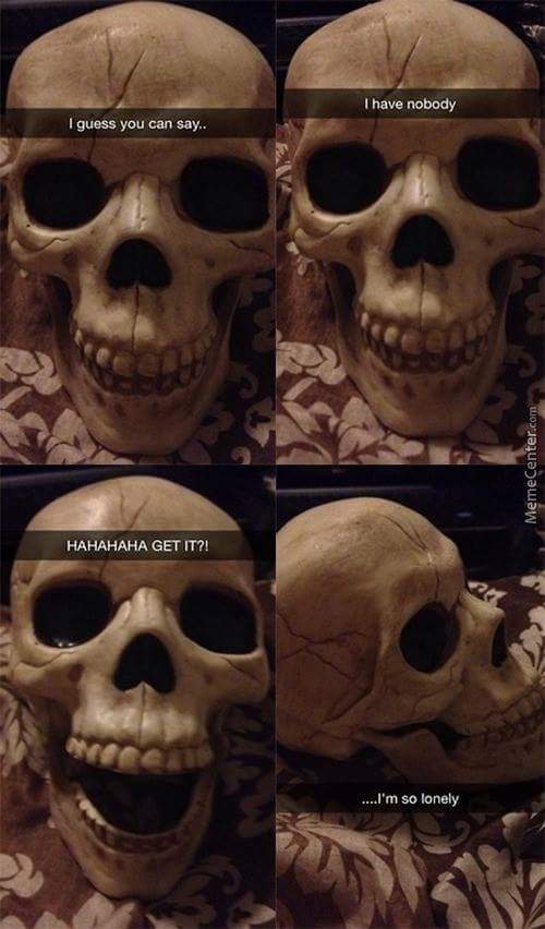 Skeletons and their puns...
