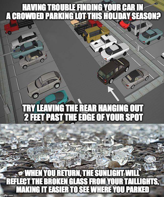 Finding your car in the parking lot has never been easier!