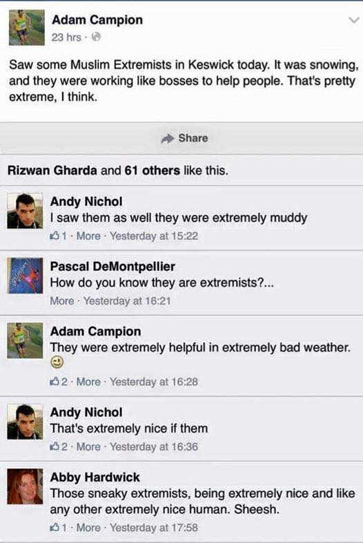 Those damn extremists!