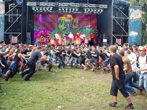 The Wiggles?! OPEN THIS MOTHERf*ckING PIT!