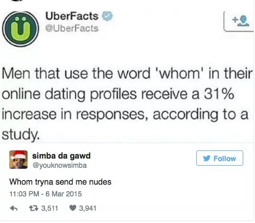 When you gotta up your word game