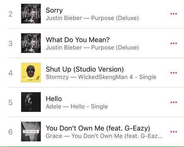 The UK Top 40 looks like it's arguing with itself