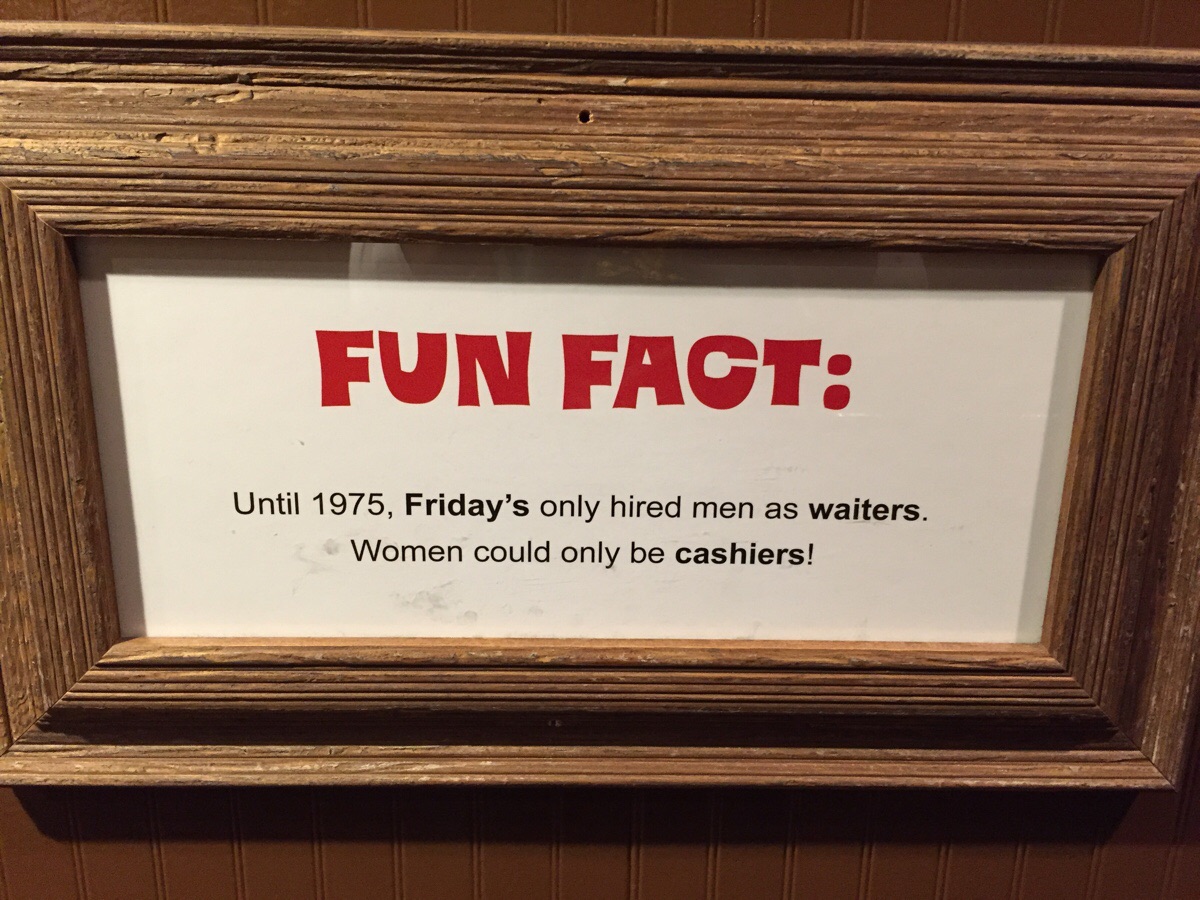 Not sure you understand how a "fun fact" is supposed to work, Friday's