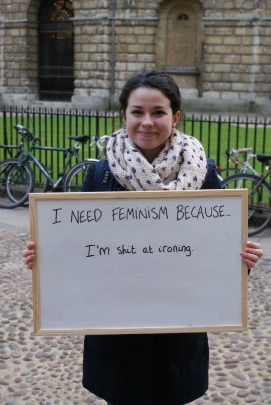 Only good reason for feminism I've seen (so far)