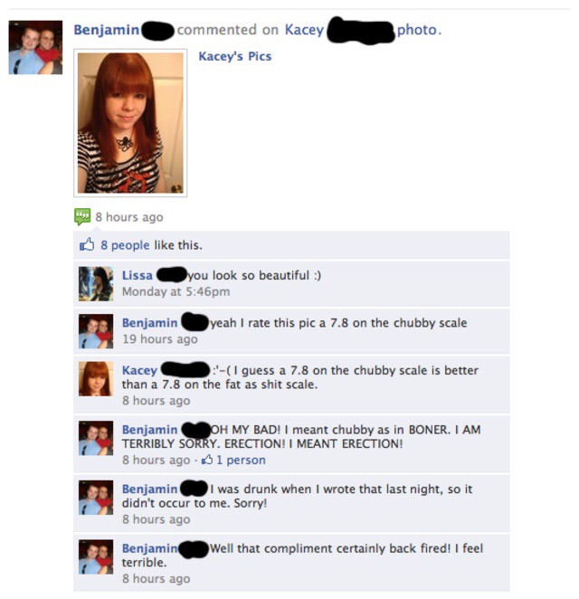 Well that compliment certainly backfired