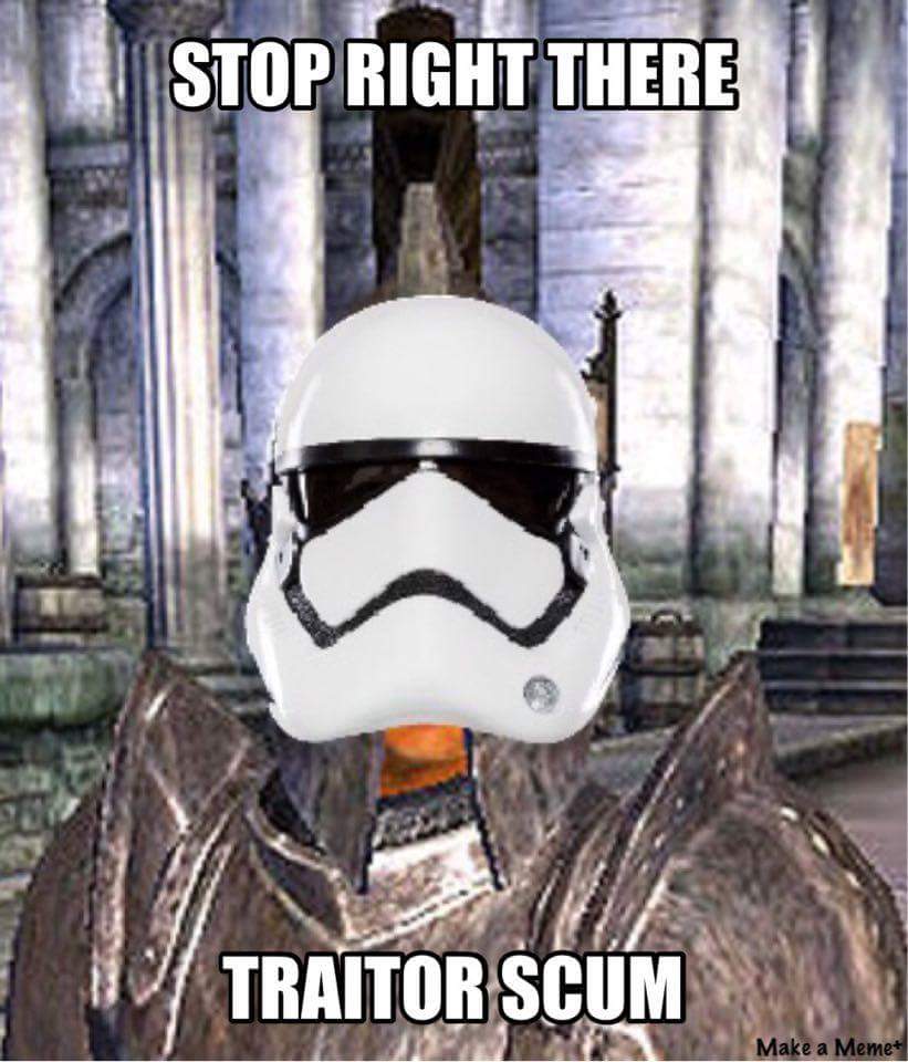 You have violated my loyalty!