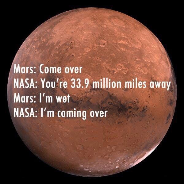 NASA is all for Mars