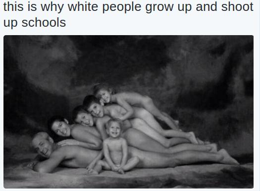 The shit white families do...